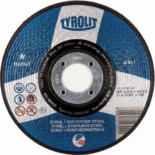 Tyrolit 223021 Metal Cutting Disc DPC (178x3x22.23)