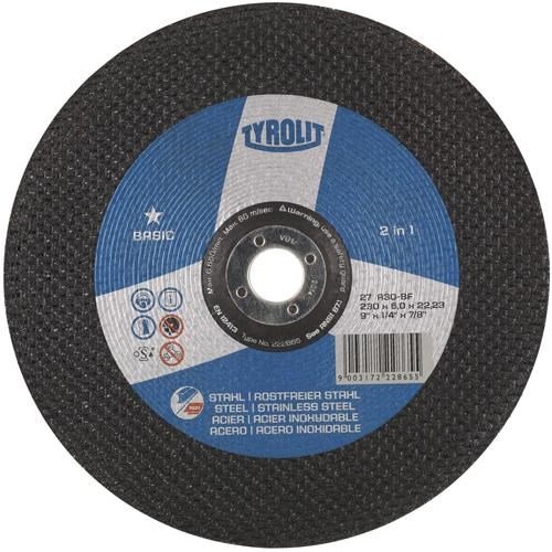 Tyrolit 222860 Metal Grinding Disc (125x6x22.23)