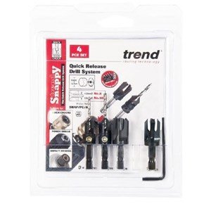 Trend Snappy Plug Cutter Set (4pc)