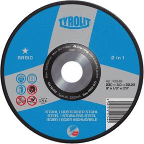 Tyrolit 222044 Metal Cutting Disc DPC (230x3x22.23)