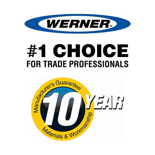 Werner 1.67m 6-tread AdjustaStep PRO Fibreglass Stepladder