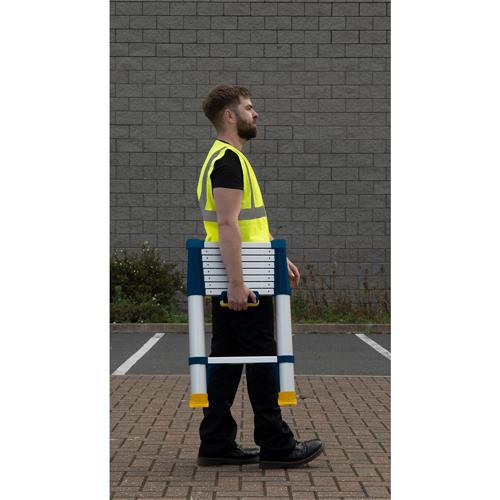 Werner 2.6m Soft-close Telescopic Ladder